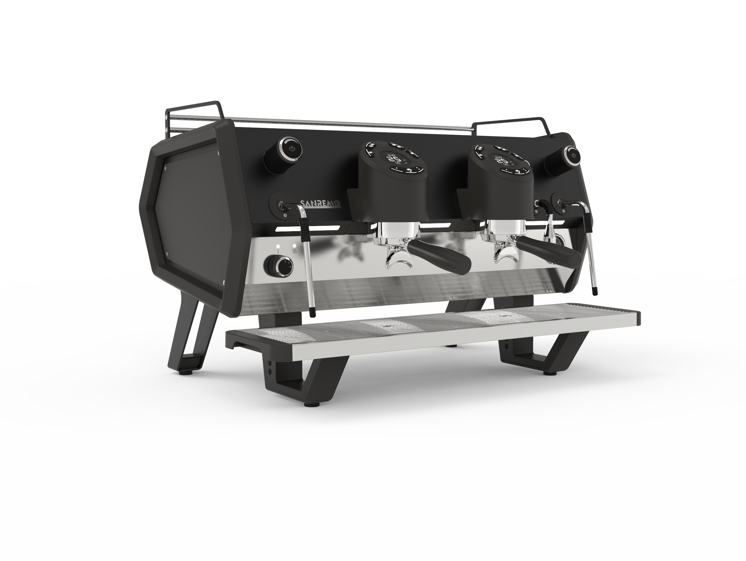 Sanremo D8 Pro 2 Group Commercial Espresso Machine Total Black