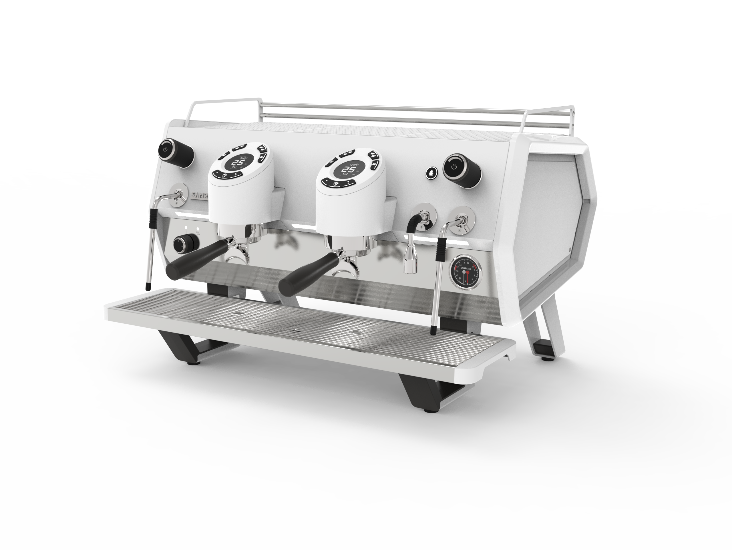 Sanremo D8 Pro 2 Group Commercial Espresso Machine Total White