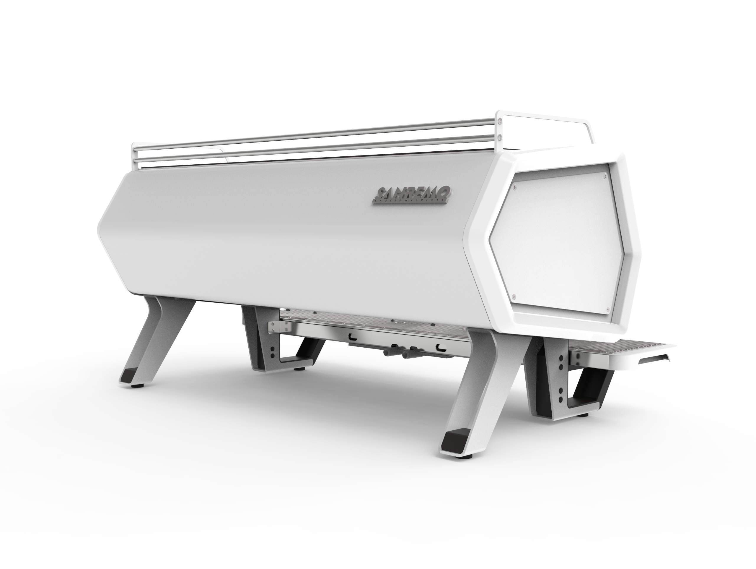 Sanremo D8 Pro 3 Group Commercial Espresso Machine Total White