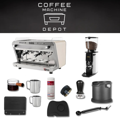 Wega IO 2 Group with Anfim Luna Bundle Package - White